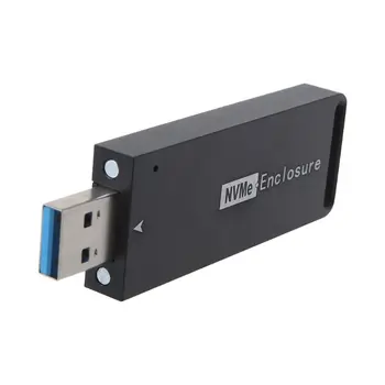 M2 SSD Caso NVMe NGFF M. 2 SSD Gabinete USB3.1-Tipo C Gen2 para No-tel 2230 2242