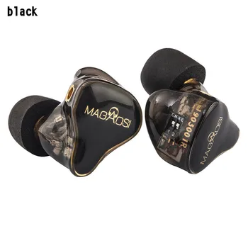 Magaosi DT6 com fio MMCX Fone de ouvido com Cancelamento de Ruído do monitor de fones de ouvido Audiófilo Fones de ouvido Poderoso hi-fi No ouvido de 3,5 mm cabo de fone de ouvido
