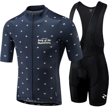 Maillot NOVO abbigliamento ciclismo estivo 2020 ciclismo roupas kits de manga curta, jardineiras, shorts homens verão maillot ciclismo conjuntos