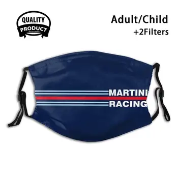 Martini Racing Engraçado Legal Pano Máscara Que Eu Racing Team Racing Club Motor Golfo Alfa Romeo Eu Racing