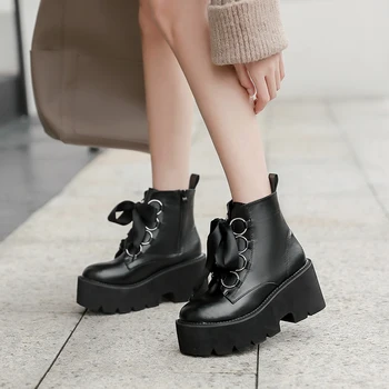 Menina do inverno botas impermeáveis mulheres botas de cowboy sapatos Motocicleta ocidental ankle boot Punk Quente Sapatos Mulheres Calçados YMA931