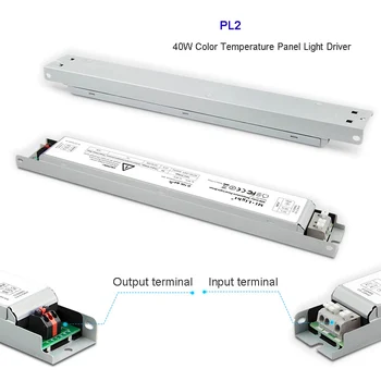 Miboxer 220V PL2 40W Temperatura de Cor de Painel do diodo emissor de Luz do Controlador De 2,4 G CCT Inteligente Painel de controle Remoto B2/T2/FUT091/FUT006/FUT007