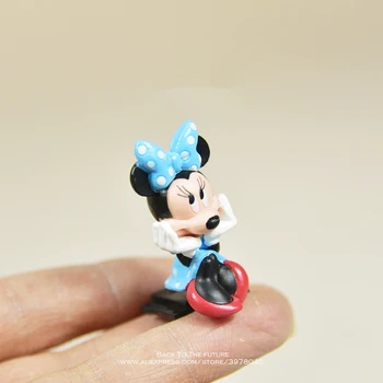 Mickey de Disney do Rato de Minnie 3-4cm Modelo de Anime Boneca de PVC Figuras de Ação Acessórios Figuras de Brinquedos Para as Crianças do Presente do Brinquedo das Crianças