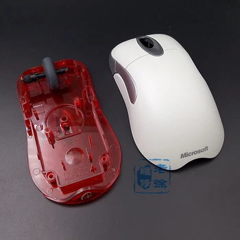 Microsoft Mouse Shell para o Microsoft IO1.1 IE3.0 vermelho tubarão tubarão Polar superior inferior shell de rolamento de roda do Rato caso de habitação