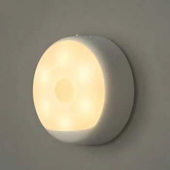 Mijia LED Original de Luz do Sensor de Movimento de PIR Lâmpada USB Mini Recarregável Luz da Noite Decoração do Quarto de Lâmpadas Penduradas