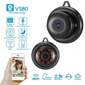 Mini wi-Fi Câmera 1080P Wireless da Segurança Home Câmera IP de Vigilância por CCTV IR de Visão Noturna de Detectar o Movimento do Monitor do Bebê