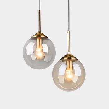 Moderno, simples luz de luxo lâmpadas mágicas de feijão-bar e restaurante da lâmpada Nórdicos criativa única cabeça quarto de cabeceira pequeno lustre