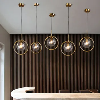 Moderno, simples luz de luxo lâmpadas mágicas de feijão-bar e restaurante da lâmpada Nórdicos criativa única cabeça quarto de cabeceira pequeno lustre
