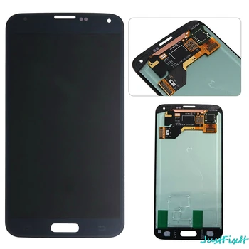 Montagem Para Samsung Galaxy S5 G900F G900R G900H G900M tela LCD touch screen Digitador Sensor conjunto de Vidro