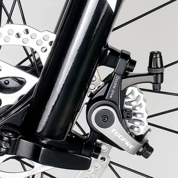 Moto Dianteiro Disco de Freio Traseiro Pinças de Pistão Duplo Almofadas de Bicicleta Portátil à prova d'água de Ciclismo Elementos Acessórios para TOOPRE