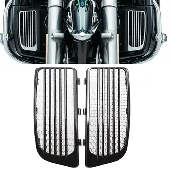 Moto Grade Do Radiador Inferior Carenagem Tampa Para Harley-2019 Turnê Street Glide Road King Com Camas Twin Refrigerado Modelos