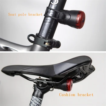 Moto Smart luz de freio sensor de Luz de Bicicleta Inteligente Sinal do Sensor de Luz de Freio Cauda USB echargeable Para MTB Bicicleta de Estrada