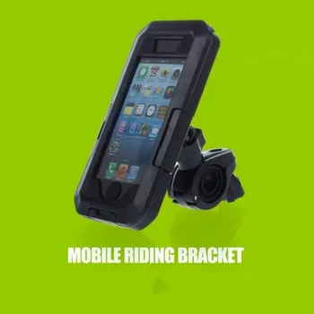Moto Suporte do Telefone Móvel de Apoio para o iphone XS MAX XR Saco Impermeável Guidão de Bicicleta Titular Suporte para iphon 5se X 6 7 8 P