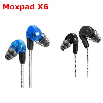 Moxpad X6 No ouvido sport Fones de ouvido com Microfone para iPhone Samsung,Telefones celulares,Substituição de Cabo+Fone de ouvido com Isolamento de Ruído PK 215