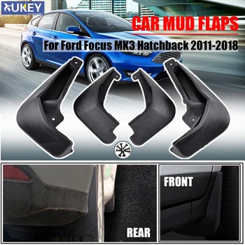 Mud Flaps Para Ford Focus 3 MK3 Hatchback De 2011 - 2018 Dianteiro e Traseiro, pára-lamas Mudflaps resguardo em 2017 2016 2013 2012