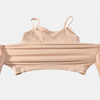 Mulheres De Inverno De Veludo Engrossar Básica Tops Soft Body Shaping Underwear Sem Emenda Quente Colete De Camisolas De Roupa Interior Térmica Tops