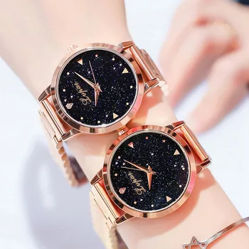 Mulheres De Vestido Relógios De Ouro Rosa Em Aço Inoxidável Lvpai Marca De Moda Senhoras Relógio De Pulso Criativo Relógio De Quartzo De Hotéis Baratos Relógios De Luxo