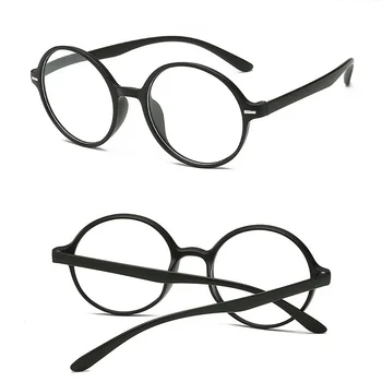 Mulheres Rodada Óculos de Leitura Presbiopia Homens Mulheres Ultra leve TR90 Quadro de Moda de Óculos Feminino 1.0 1.5 2.0 2.5 3.0 3.5 4.0