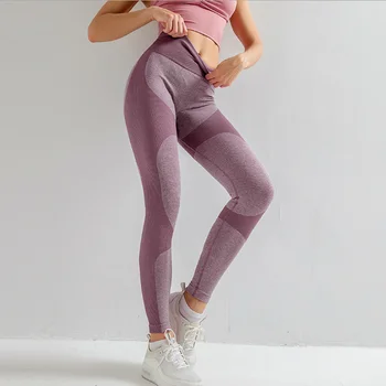 Mulheres de Calças de Yoga sexy Esportes Executando o Sportswear Elástico de Fitness Legging Perfeita Barriga de Controle Ginásio de Meias de Compressão Calças