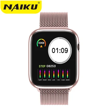 NAIKU IWO 9 lite Chamada Bluetooth Smart Watch ECG Monitor de frequência Cardíaca W88/W98 Smartwatch para Android, iPhone xiaomi PK iwo 12 de Banda