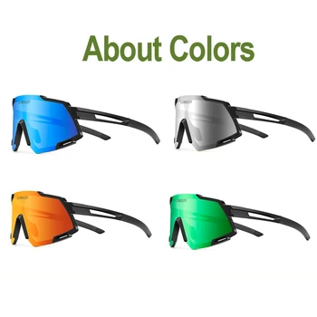 NEWBOLER 2019 Noite Visão Polarizada de Pesca de Óculos Para Homem, Mulher de Óculos de Ciclismo de Óculos de sol 5 Lente de Óculos de Condução