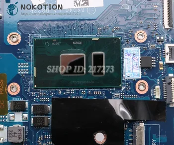 NOKOTION Para Dell Vostro 5468 5568 Laptop placa-Mãe SR2ZU I5-7200U CPU DDR4 BKD40 LA-D822P CN-0T09P5 0T09P5 CN-06NY5G
