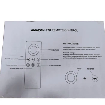 NOVO YMX-01 para o Amazon Fire Stick TV de Controle Remoto CV98LM Clicker Bluetooth Leitor de Fernbedienung
