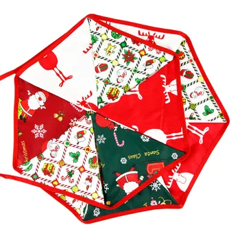 NOVOS 3.1 M 12flags Decoração de Natal de Tecido Bandeirolas de Festa Banner Foto Prop Personalizar o Quarto de Decoração de Jardim Garland