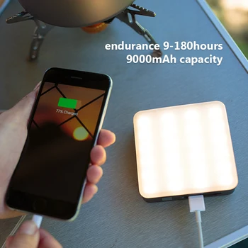 Naturehike Multifunções LED Lâmpada de Acampamento Tenda Portátil de Luz Recarregável USB Exterior Funcional Lanterna NH18Y001-UM