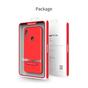 Nillkin em Borracha Tpu Nota 7 Pro Caso para Xiaomi Redmi Nota 7 Caso de Silicone Líquido Toque Macio da Tampa Traseira Nilkin Caso de Telefone