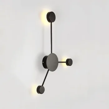 Nordic Criativo 12W parede do diodo emissor de luz sala, quarto-de-cabeceira a luz da escada do corredor corredor dispositivo elétrico de iluminação de café da lâmpada