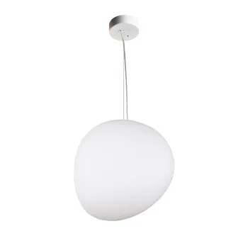 Nordic Pingente Luzes LED, lâmpadas de pingente redondo globo de Vidro Hanglamp para sala de estar, quarto de Luminaria Bar Cozinha Luminárias