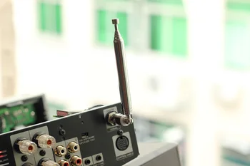 Nova Substituição Pura F ligação Telescópica Antena Antena de Rádio DAB FM 75 ohms Unbal de Ajuste para todos os F ligação