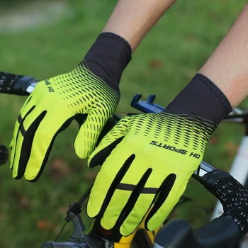 Nova Tela de Toque do Dedo Luvas de Bicicleta MTB Sport à prova de Choque Luvas de Ciclismo de GEL Líquido de Choque Luvas de Bicicleta Para os Homens, Mulher