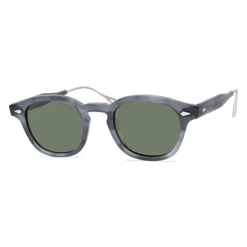 Nova York Marca o Designer Clássico Óculos de sol Polarizados para os Homens, as Mulheres de Alta Qualidade Acetato Quadrada de Óculos de Sol com Lentes UV400