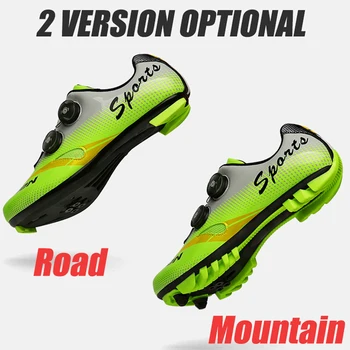 Nova linha ascendente Original Sapatos de Mountain Bike Homens de BTT de Corridas de Bicicleta, Tênis Ultraleve Auto-fecho Sapatos de Ciclismo de Plus Size 47