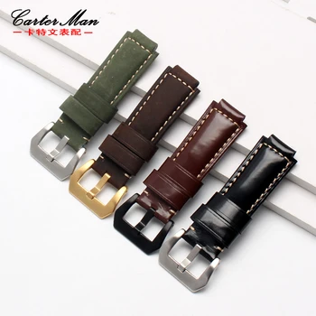 Nova pulseira de couro Genuíno 24*16mm para T2N738 T2N720 T2N700 masculinos de Alta qualidade pulseira