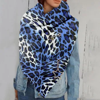 Novo 2020 mulheres cachecol inverno cashmere lenços de senhora, xales e molda-pashmina Retro leopard macio pescoço bandana foulard