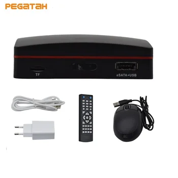 Novo 8ch H. 265 5MP MINI NVR Rede de gravação de Vídeo para Câmera do IP de P2P de Suporte eSATA TF Slot Mouse USB Controle Remoto