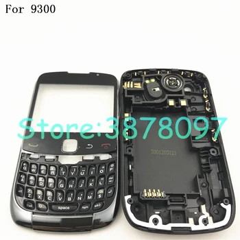Novo Conjunto Completo Carcaça Para O Blackberry Curve 9300 Habitação Bateria De Volta Caso Capa +Botão Do Lado Do Teclado