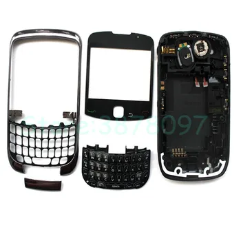 Novo Conjunto Completo Carcaça Para O Blackberry Curve 9300 Habitação Bateria De Volta Caso Capa +Botão Do Lado Do Teclado