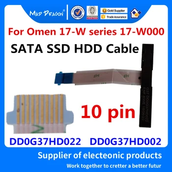 Novo Original Laptop SSD SATA HDD unidade de disco rígido conector do cabo Para HP Presságio 17-série W 17-W000 17-W033DX DD0G37HD022 DD0G37HD002
