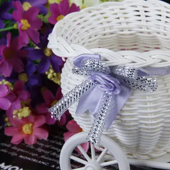 Novo Plástico Branco Triciclo Moto De Design Cesta De Flores Recipiente Para Flores De Plantas De Casa Weddding Decoração