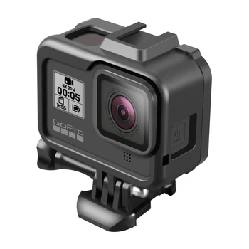 Novo Quadro de Proteção de Caso para GoPro Hero 8 Preto Câmera para Esportes de Ação Borda da Tampa de Montagem do Alojamento para Go pro Hero 8 Acessório