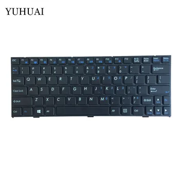 Novo teclado CLEVO pavilhão M1110 M11X M1100 M1110Q M1111 W110ER M1115 inglês preto e branco teclado de laptop com moldura