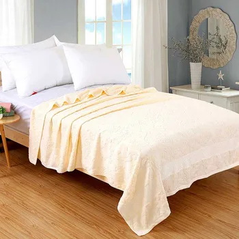 O japão de toalha do Estilo de manta de sofá-cama de jogar cobertor Completo Queen Size sólido Jacquard acolchoado de algodão, um cobertor para adultos, crianças Verão