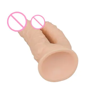 OLO Pele uma sensação Realista Vibrador soft material de Grande Pênis Com ventosa Brinquedos Sexuais para a Mulher Strapon Masturbação Feminina