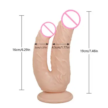 OLO Pele uma sensação Realista Vibrador soft material de Grande Pênis Com ventosa Brinquedos Sexuais para a Mulher Strapon Masturbação Feminina