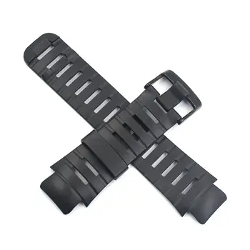 OOTDTY 1 Conjunto de Borracha Macia Faixa de Relógio de Fivela de Metal Pulseira Suunto X-Lander Smart Watch Kit de Acessórios