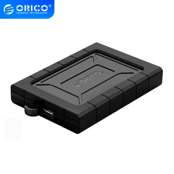 ORICO HDD Caso de 2,5 polegadas SATA para USB 3.1 à prova de Choque Dampproof à prova de Poeira do Tipo C, Unidade de Disco Rígido Caixa Externa de HDD